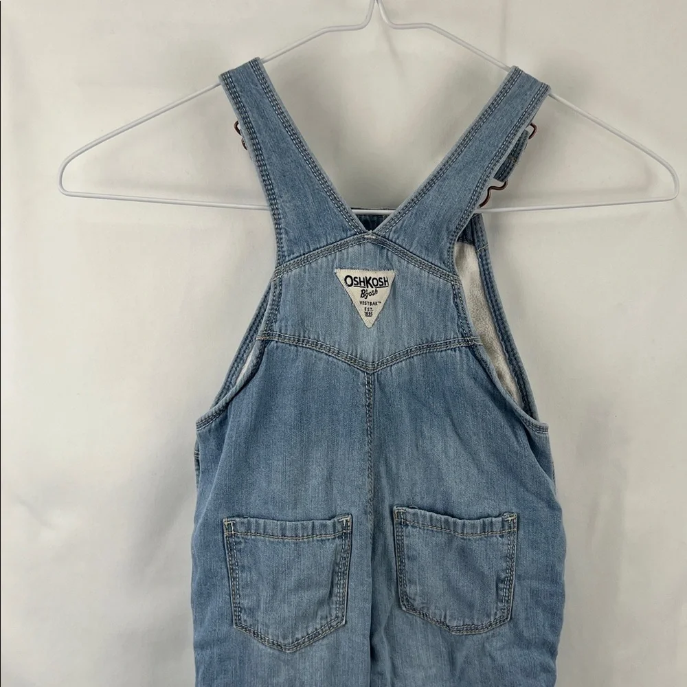 Osh Kosh - Overalls - Jeans - Fleece Lined - Med/Light Blue - 24 months